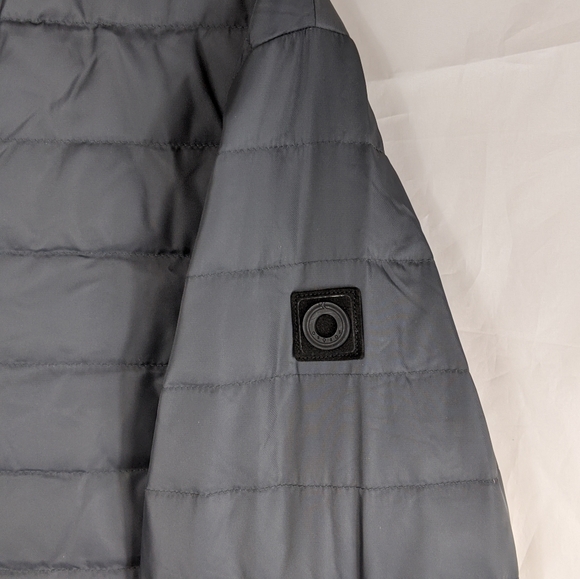 NWT Orobos Mens Down Bomber Jacket Coat Medium GRAY CHARCOAL MSRP $316 - Picture 11 of 13